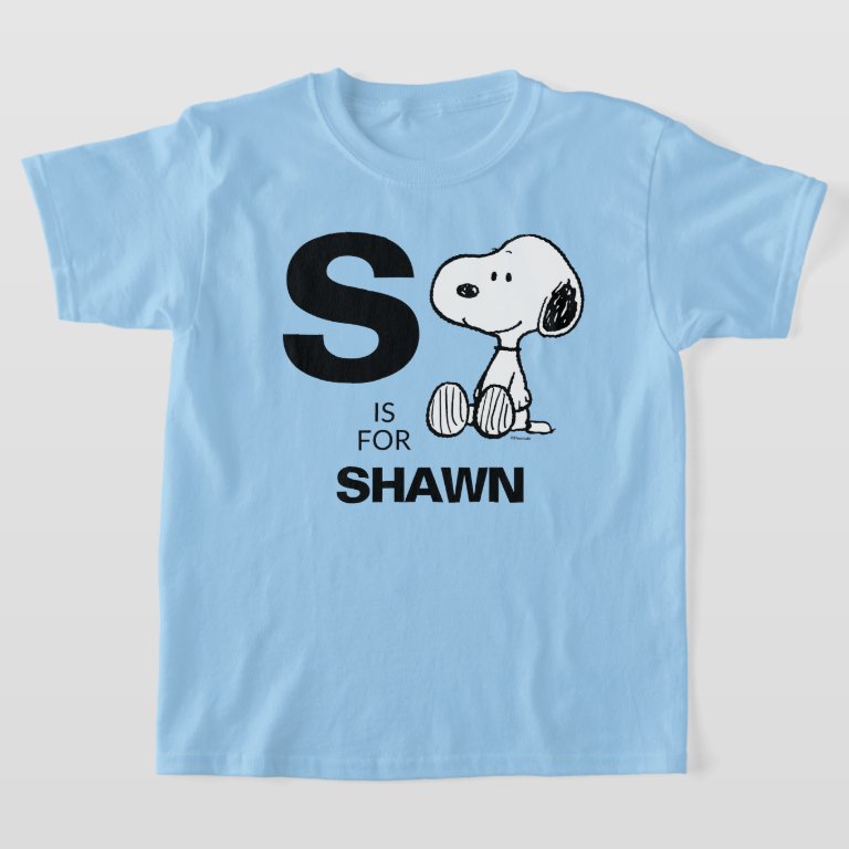 PEANUTS | Personalized Snoopy T-Shirt