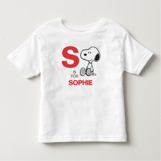 PEANUTS | Personalized Snoopy Toddler T-shirt