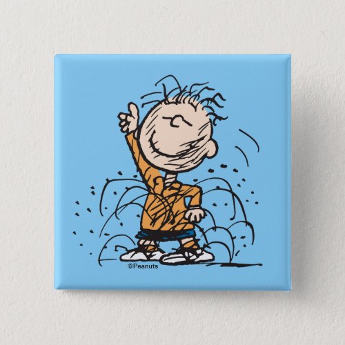 Peanuts  Pigpen Dancing Button