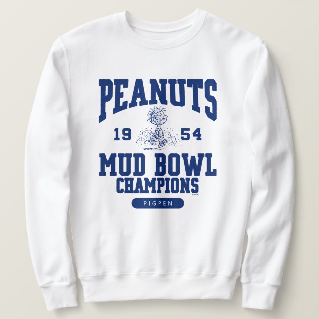 Peanuts | Pigpen Mud Bowl Champions 1954 Sweatshirt (Design Front)