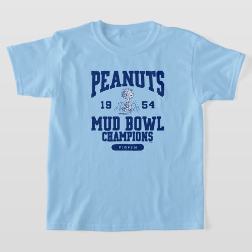 Peanuts  Pigpen Mud Bowl Champions 1954 T_Shirt