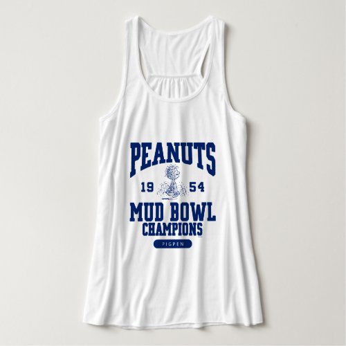 Peanuts  Pigpen Mud Bowl Champions 1954 Tank Top