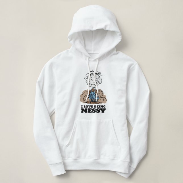 Peanuts | Pigpen The World Needs Messy People! Hoodie (Design Front)