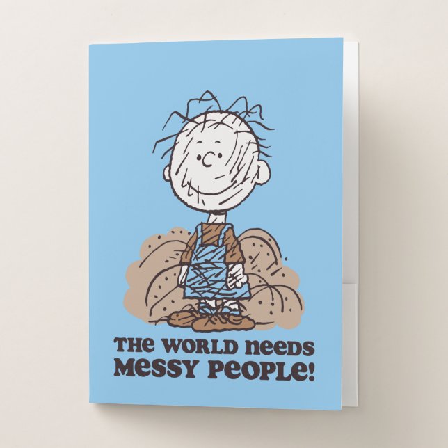Peanuts | Pigpen The World Needs Messy People! Pocket Folder (Front)