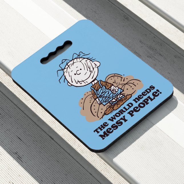 Peanuts | Pigpen The World Needs Messy People! Seat Cushion (In Situ)