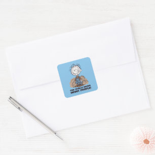 Peanuts   Pigpen The World Needs Messy People! Square Sticker