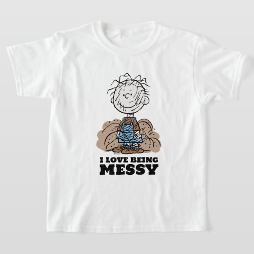 Peanuts  Pigpen The World Needs Messy People T_Shirt