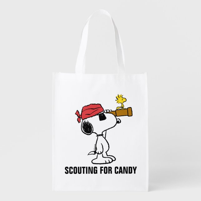 Peanuts | Pirate Snoopy and Woodstock Candy Bag (Front)