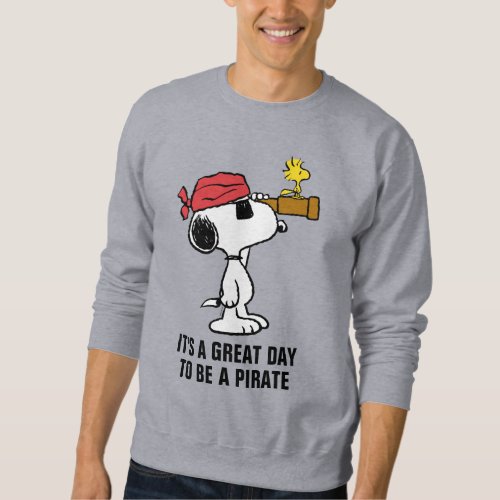 Peanuts  Pirate Snoopy and Woodstock Sweatshirt