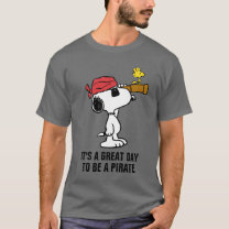 Peanuts Pirate Snoopy and Woodstock T-Shirt