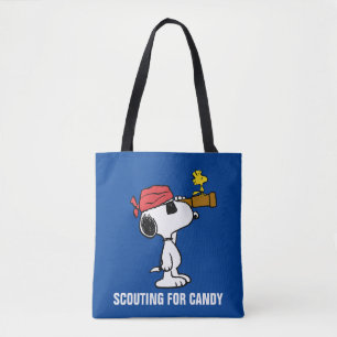 Peanuts Pirate Snoopy and Woodstock Tote Bag