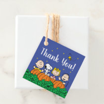Peanuts Pumpkin 1st Birthday - Thank You Favor Tags