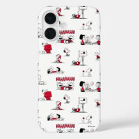 PEANUTS | Red & Black Pattern iPhone 16 Case