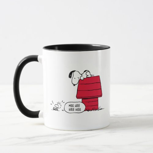 PEANUTS  Red  Black Pattern Mug