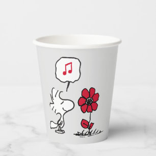 PEANUTS   Red & Black Pattern Paper Cups