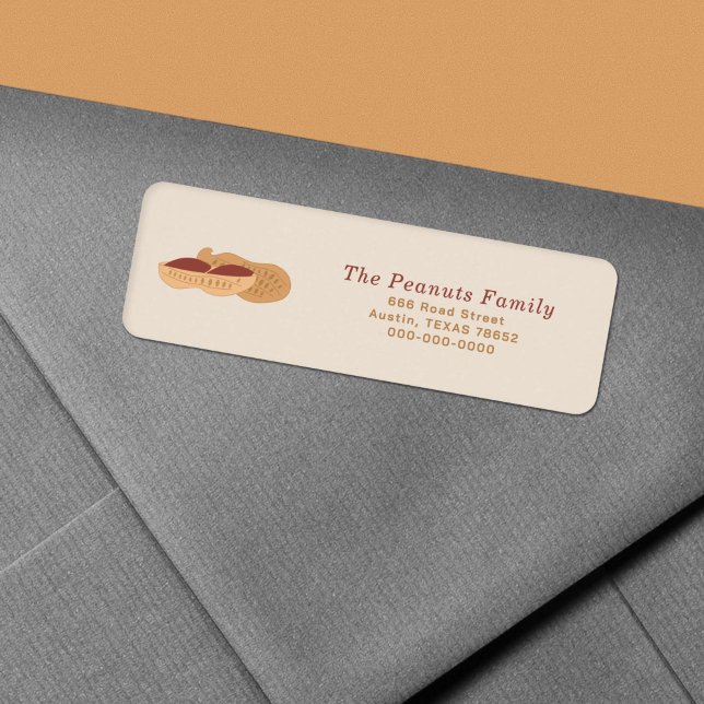 Peanuts Return Address Label (Peanuts Return Address Label)