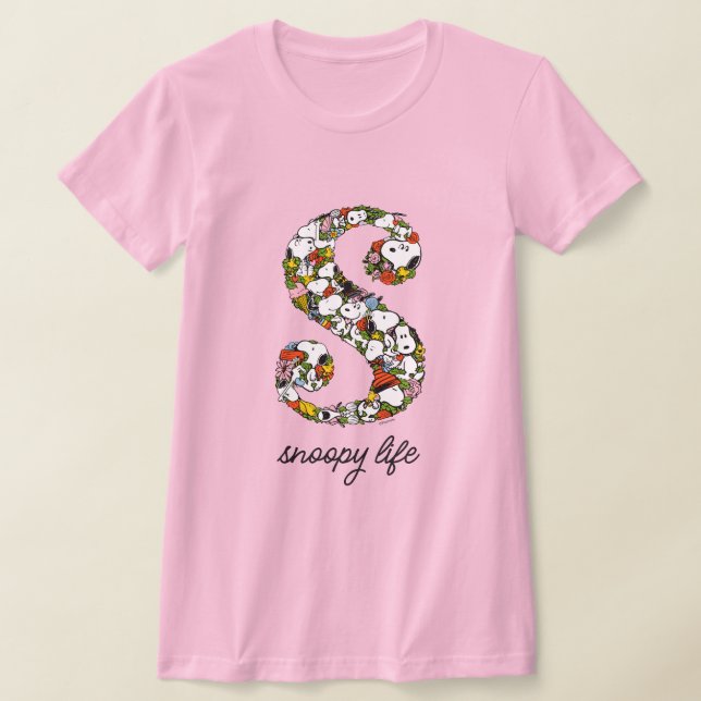Peanuts | S is for Snoopy T-Shirt (Laydown)