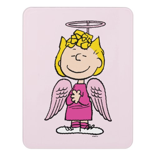 Peanuts  Sally Angel  Add Your Name Door Sign