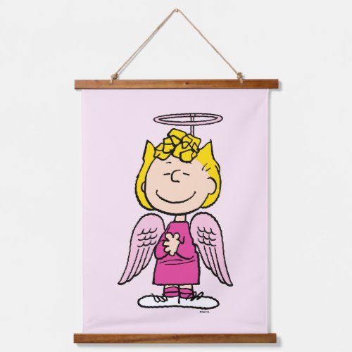 Peanuts  Sally Angel  Add Your Name Hanging Tapestry