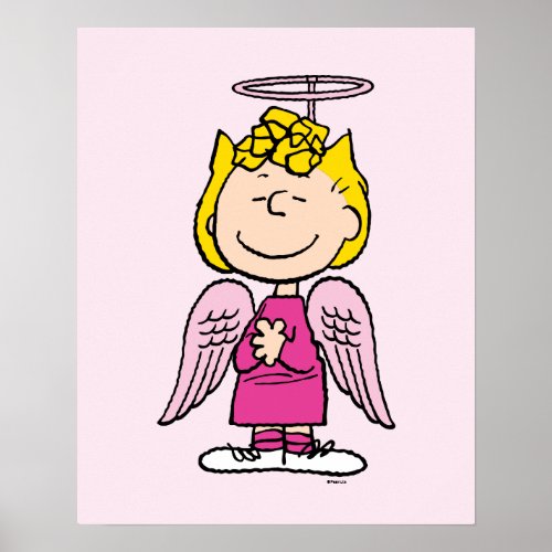 Peanuts  Sally Angel  Add Your Name Poster
