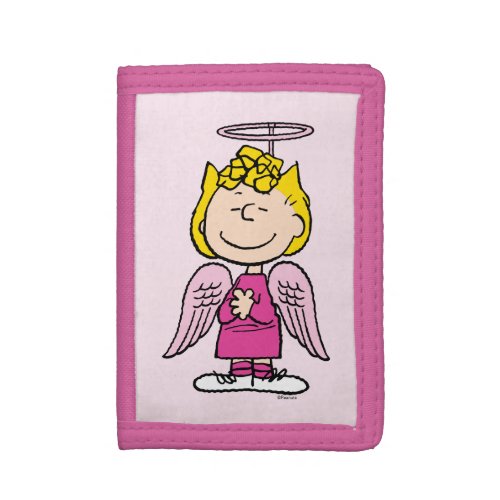 Peanuts  Sally Angel  Add Your Name Trifold Wallet
