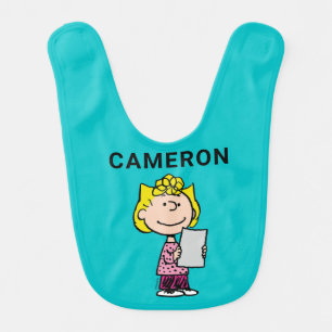 Peanuts Sally Baby Bib