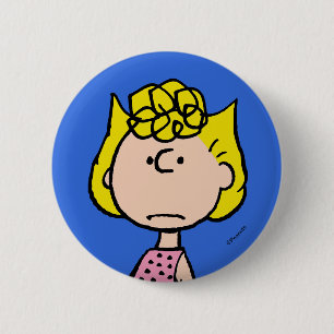 Peanuts Sally Brown Button