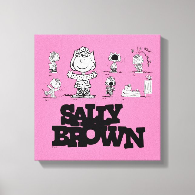 Peanuts | Sally Brown Canvas Print (Front)