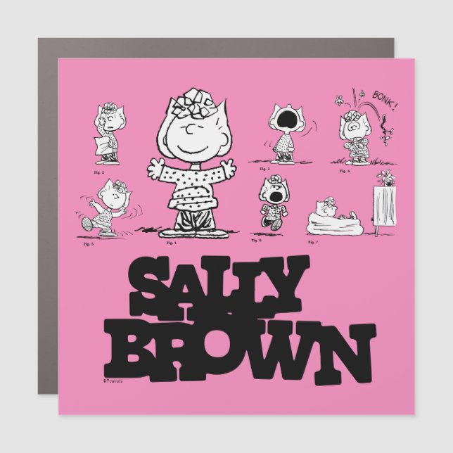 Peanuts | Sally Brown Car Magnet (Front)