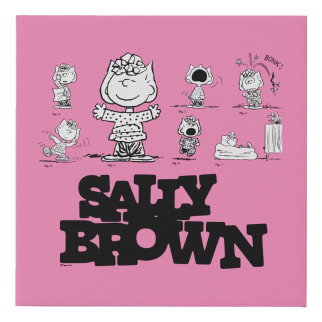 Peanuts | Sally Brown Faux Canvas Print (Front)