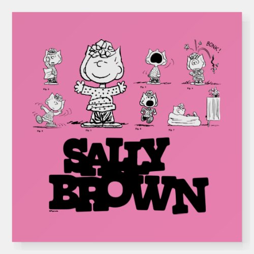 Peanuts  Sally Brown Foam Board