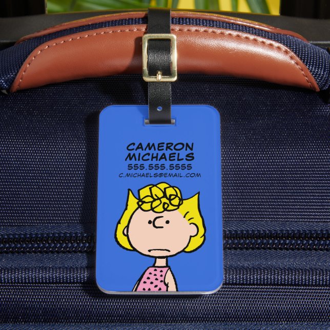 Peanuts | Sally Brown Luggage Tag (Front Insitu 2)