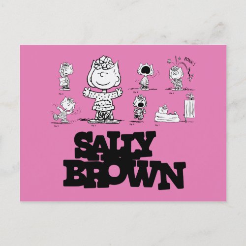 Peanuts  Sally Brown Postcard