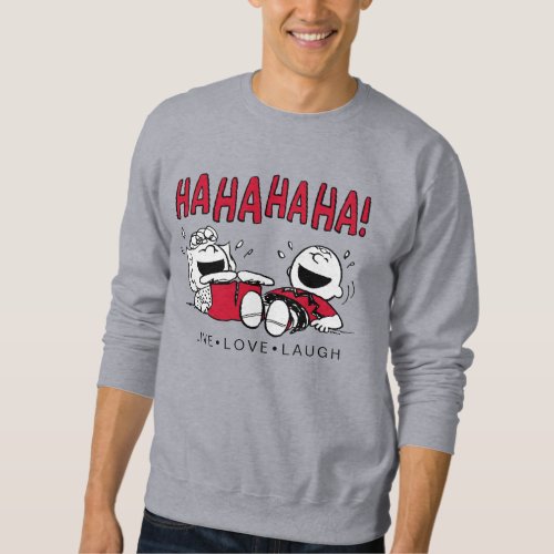 Peanuts  Sally  Charlie Brown Laughs Sweatshirt