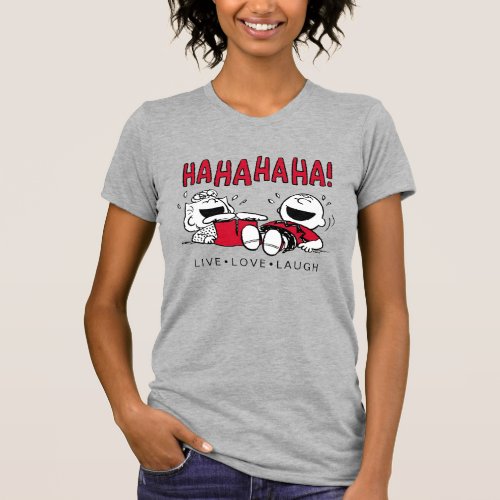 Peanuts  Sally  Charlie Brown Laughs T_Shirt