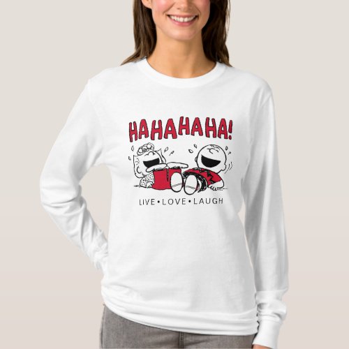 Peanuts  Sally  Charlie Brown Laughs T_Shirt