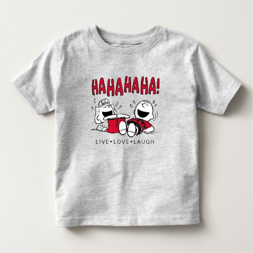 Peanuts  Sally  Charlie Brown Laughs Toddler T_shirt