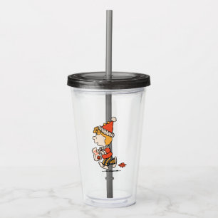 Peanuts Sally Clown Costume Halloween Acrylic Tumbler