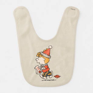 Peanuts Sally Clown Costume Halloween Baby Bib