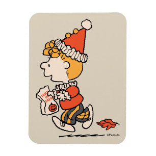 Peanuts Sally Clown Costume Halloween Magnet