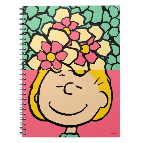 Peanuts  Sally Half  Half Flowers Notebook