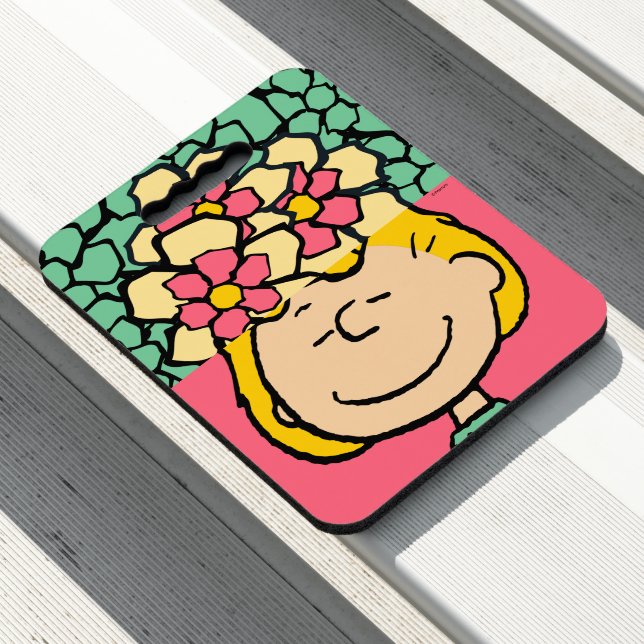 Peanuts | Sally Half & Half Flowers Seat Cushion (In Situ)