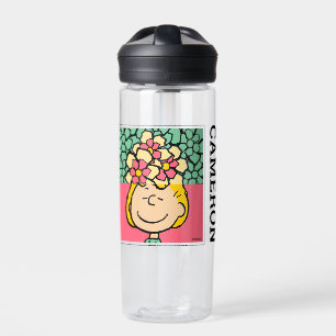 Peanuts   Sally Half & Half Flowers Water Bottle
