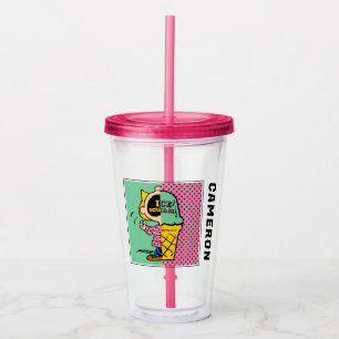 Peanuts   Sally Ice Cream Half & Half Acrylic Tumbler