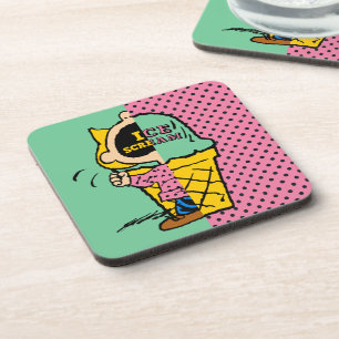 Peanuts Sally Ice Cream Half & Half Beverage Coaster