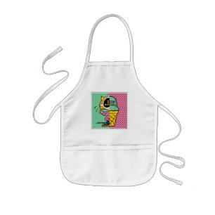 Peanuts   Sally Ice Cream Half & Half Kids' Apron