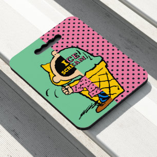 Peanuts Sally Ice Cream Half & Half Seat Cushion