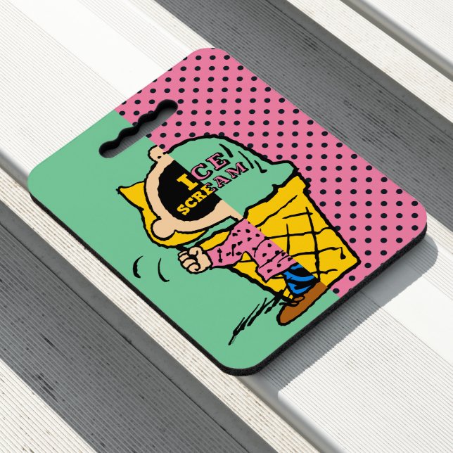 Peanuts | Sally Ice Cream Half & Half Seat Cushion (In Situ)