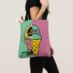 Peanuts Sally Ice Cream Half & Half Tote Bag