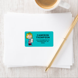 Peanuts   Sally Label